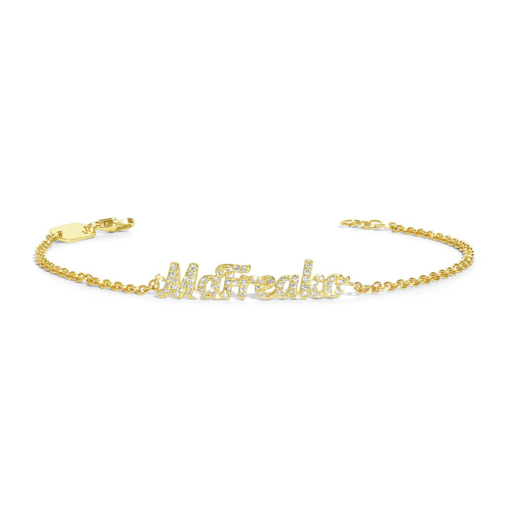 Personalized Boys and Girls Stainless Steel Baby Name Bracelets with Clasp