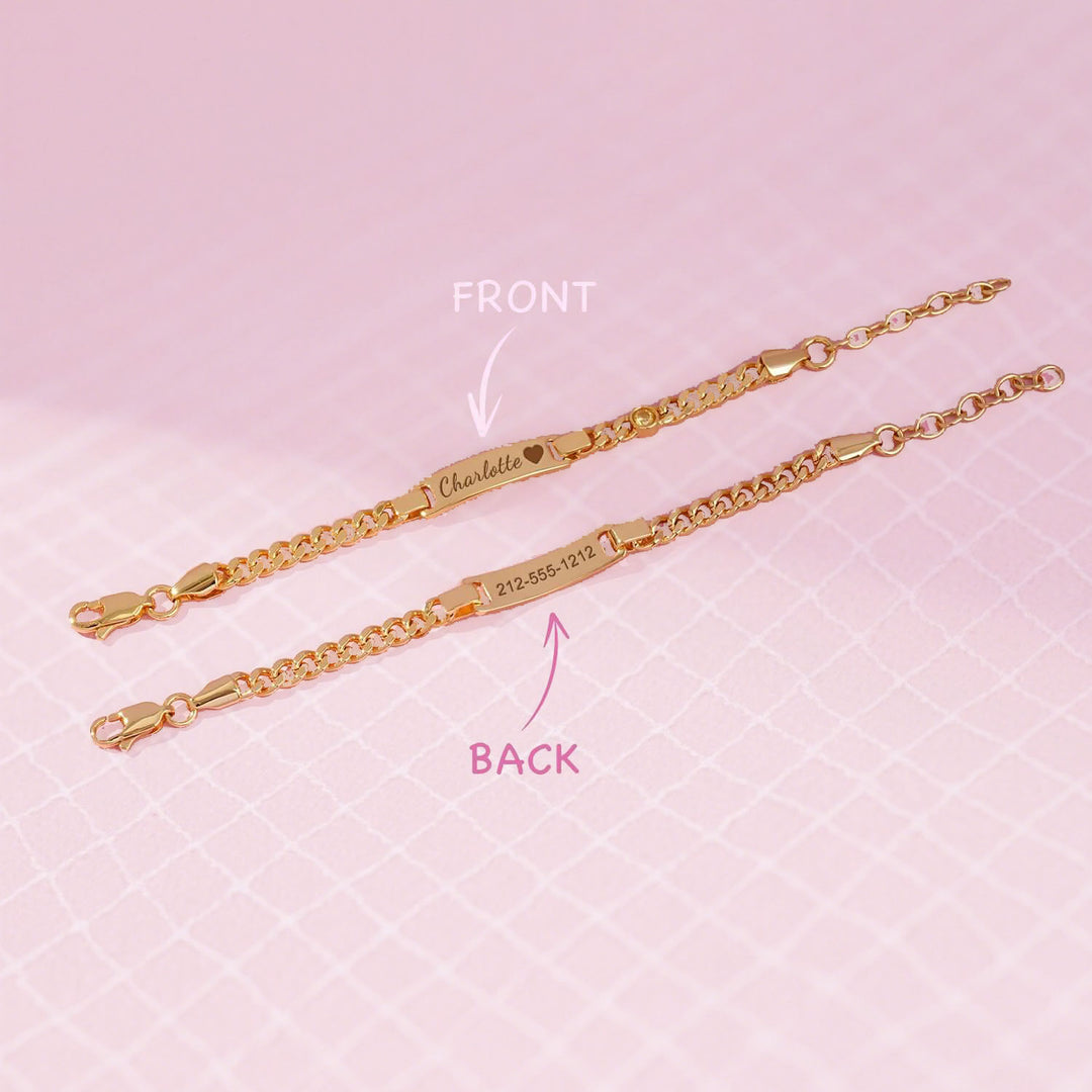 Personalized Baby Name Bracelet – Custom Handmade Bracelet for Newborns & Infants