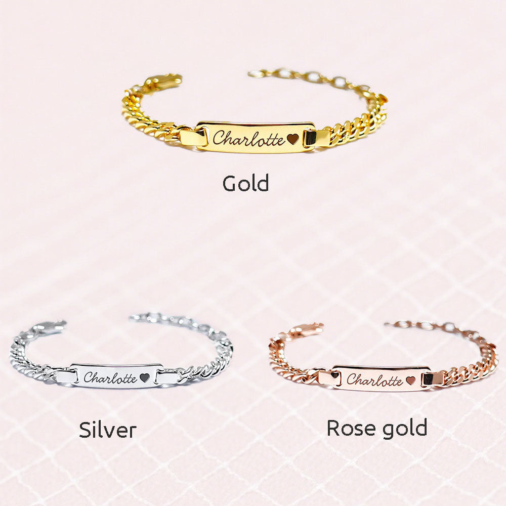 Personalized Baby Name Bracelet – Custom Handmade Bracelet for Newborns & Infants