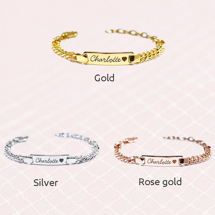 Personalized Baby Name Bracelet – Custom Handmade Bracelet for Newborns & Infants