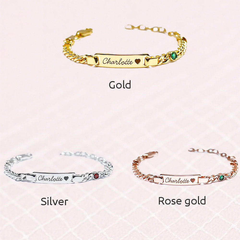 Personalized Baby Name Bracelet – Custom Handmade Bracelet for Newborns & Infants