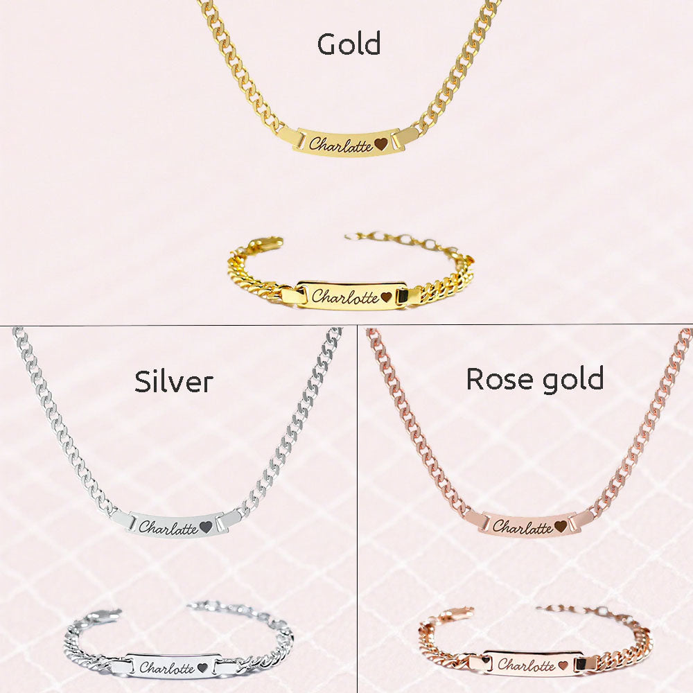 Personalized Baby Name Bracelet – Custom Handmade Bracelet for Newborns & Infants