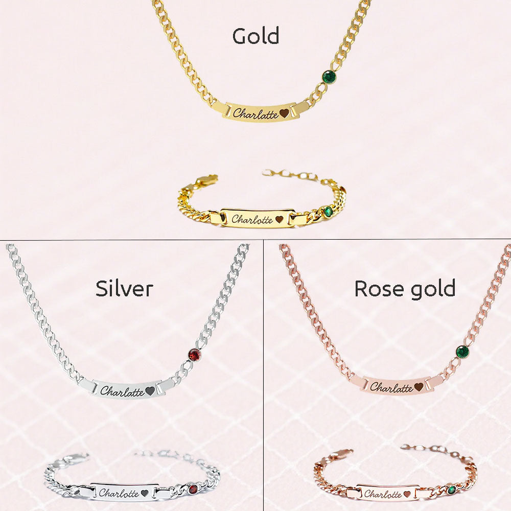 Personalized Baby Name Bracelet – Custom Handmade Bracelet for Newborns & Infants