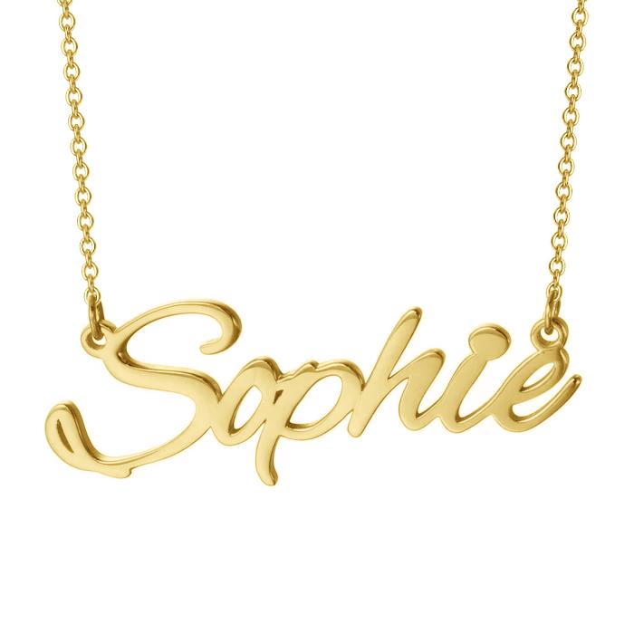 Personalized Sterling Silver Personalized Name Necklace