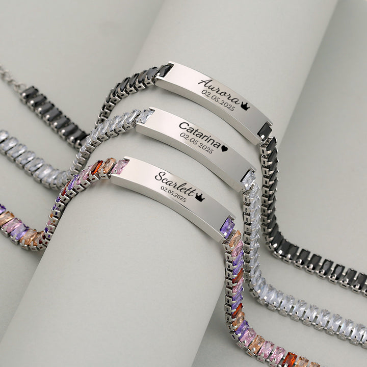Custom Women’s Diamond Bracelet – Personalized Elegance in Every Sparkle