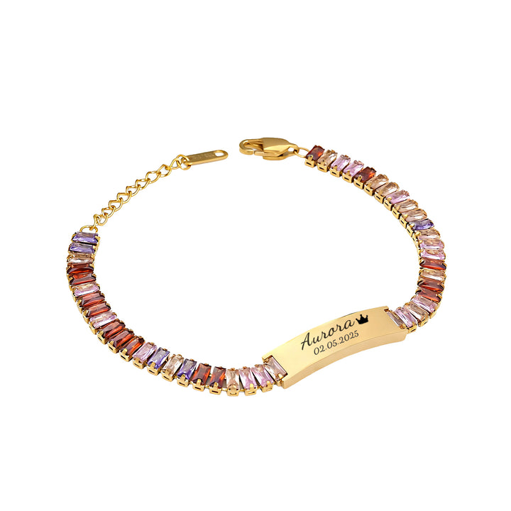Custom Women’s Diamond Bracelet – Personalized Elegance in Every Sparkle
