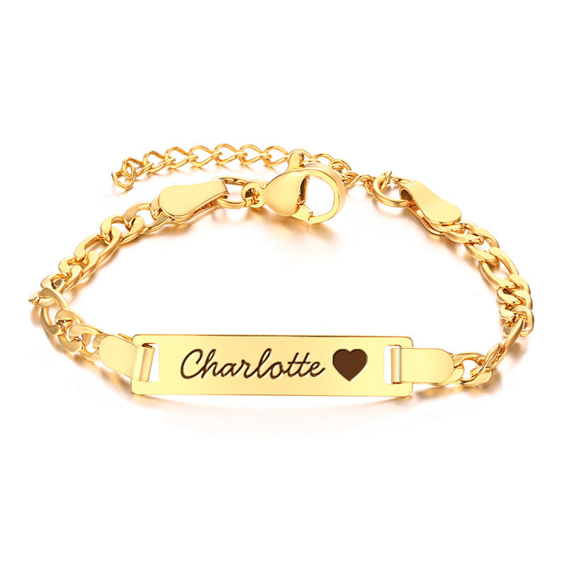 Personalized Baby & Parent Name Bracelet Family Set – Matching Family Jewelry