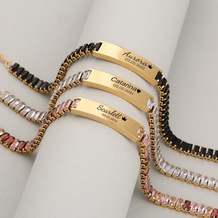 Custom Women’s Diamond Bracelet – Personalized Elegance in Every Sparkle
