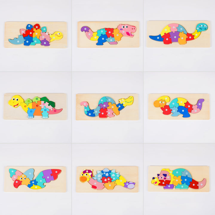 Animal Name Puzzle – Personalized Wooden Toddler Learning Toy