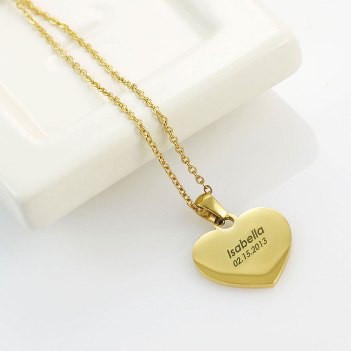 Personalized Kids Love Engravable Necklace