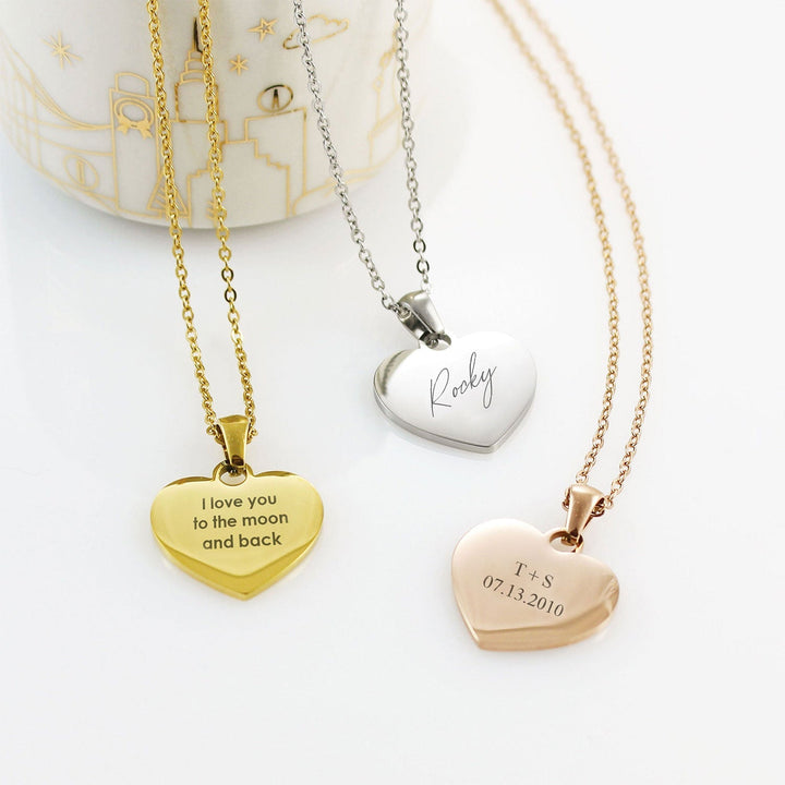 Personalized Kids Love Engravable Necklace