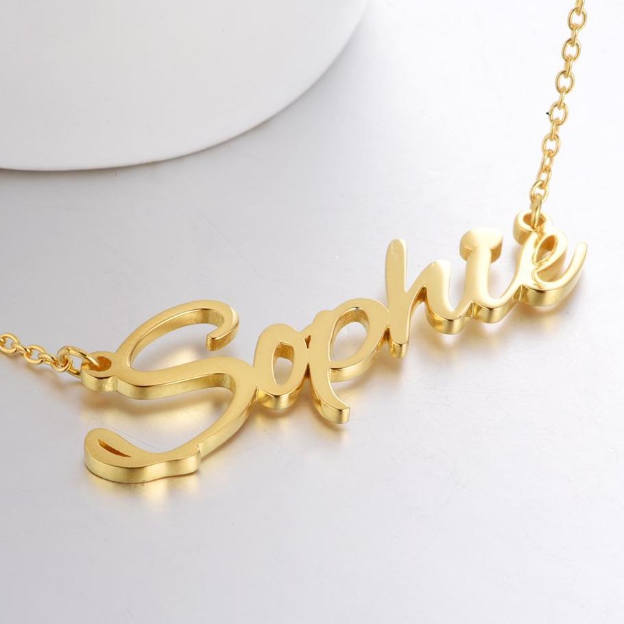 Personalized Sterling Silver Personalized Name Necklace
