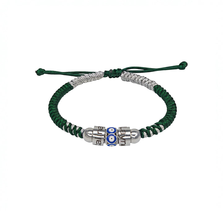 Guardian Eyes Couple & Family Name Bracelet – Personalized Protection Jewelry