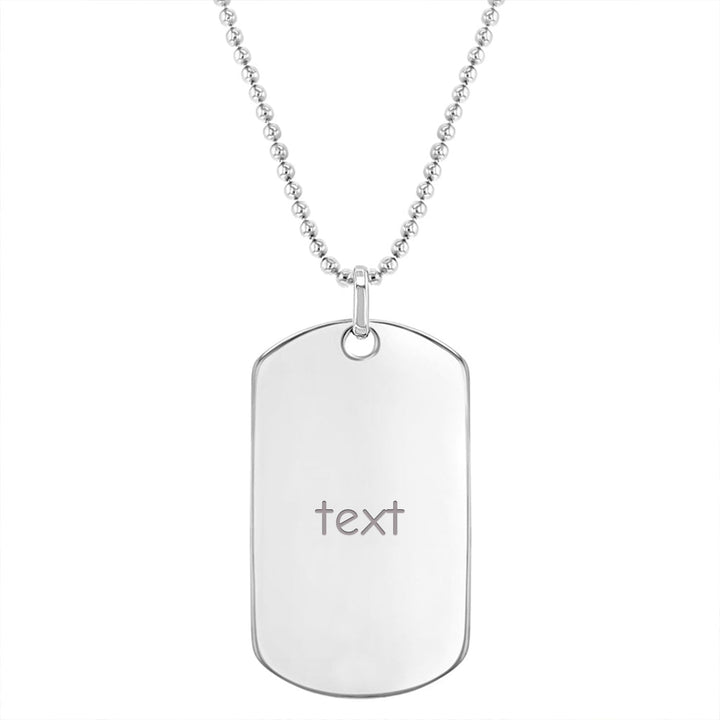 Personalized Boy's Nameplate Necklace