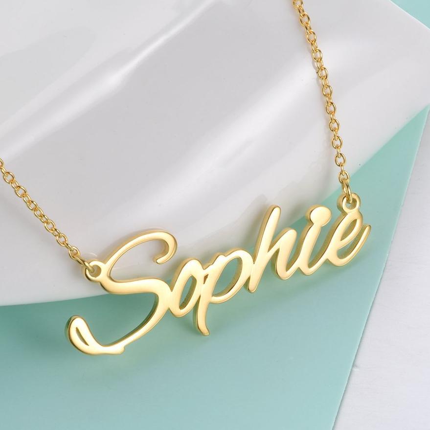 Personalized Sterling Silver Personalized Name Necklace