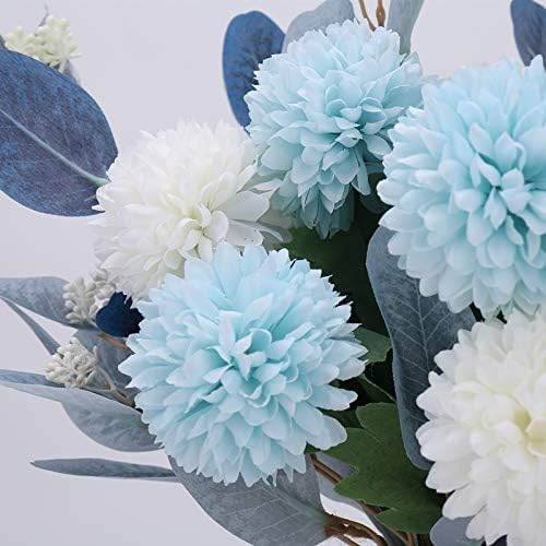 Personalized artificial flowers with name and vase
