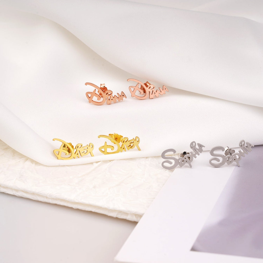 Personalized Princess-Style Earrings for Girls – A Gift of Love & Sparkle