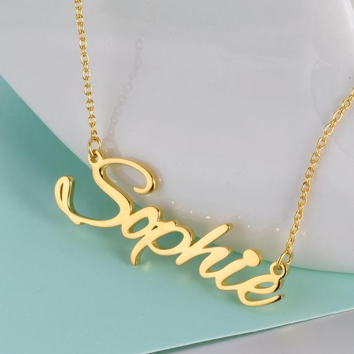 Personalized Sterling Silver Personalized Name Necklace