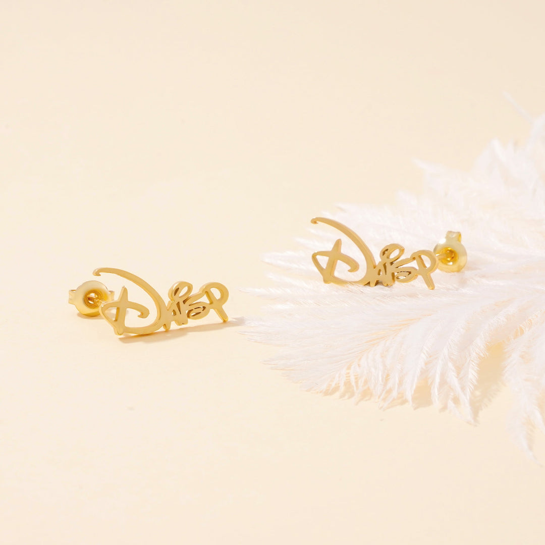 Personalized Princess-Style Earrings for Girls – A Gift of Love & Sparkle