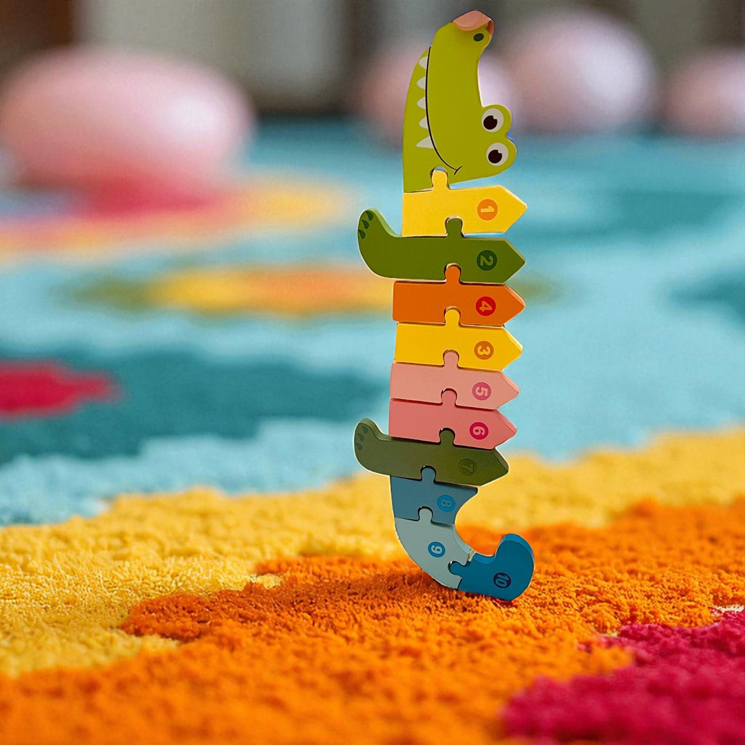 Animal Name Puzzle – Personalized Wooden Toddler Learning Toy