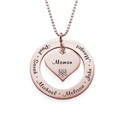 Personalized Family Name Locket Necklace