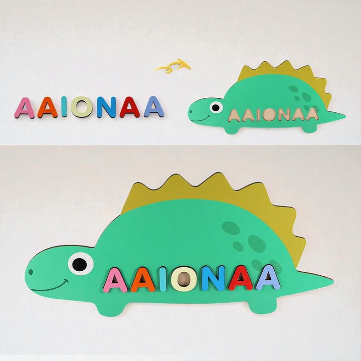 Personalized Baby Name Puzzle Toy – Custom Wooden Name Learning Toy