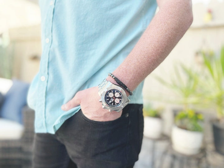 Personalized Men's bracelet Father's Day Gift Idea