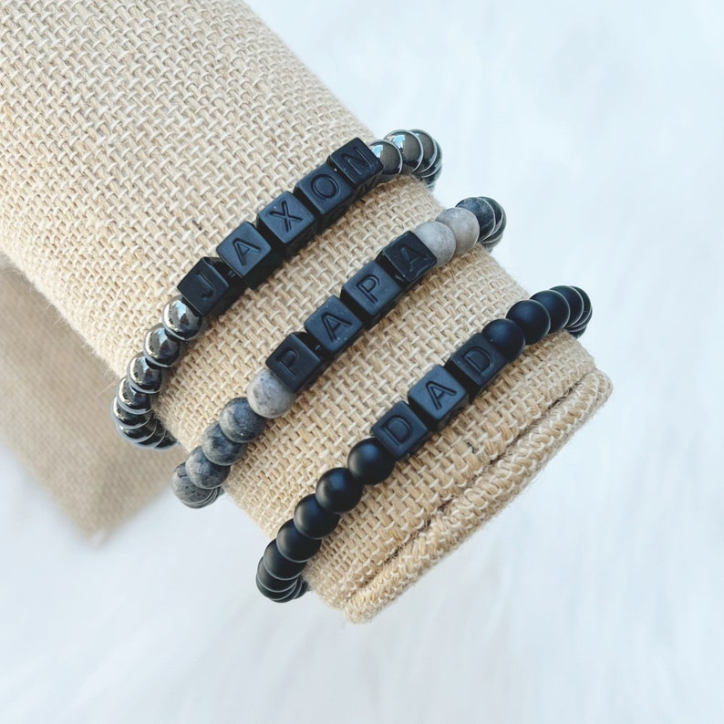 Personalized Men's bracelet Father's Day Gift Idea