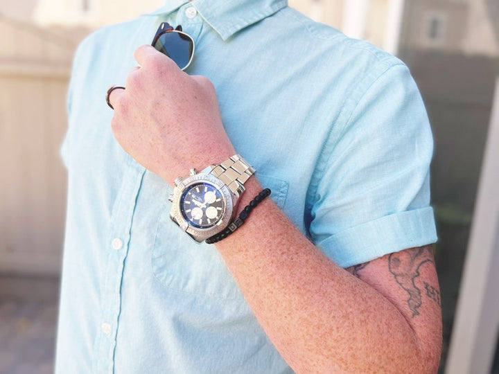 Personalized Men's bracelet Father's Day Gift Idea