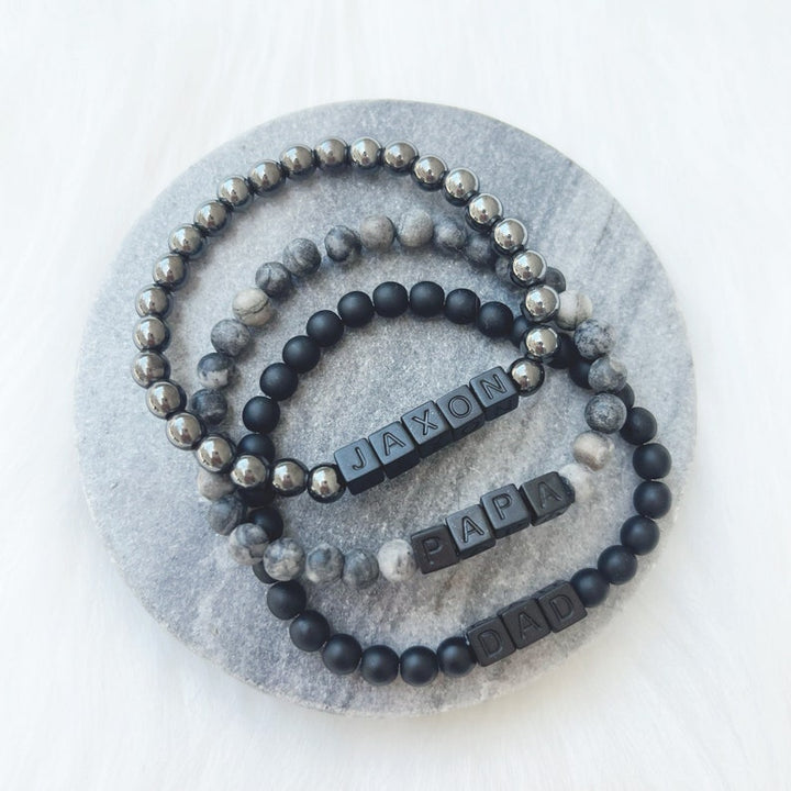 Personalized Men's bracelet Father's Day Gift Idea
