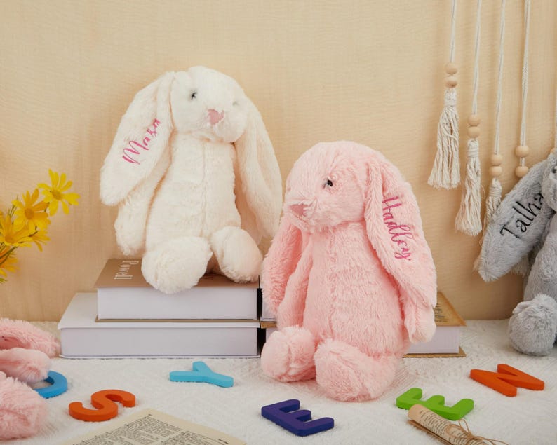 Personalized Embroidered Bunny Rabbit