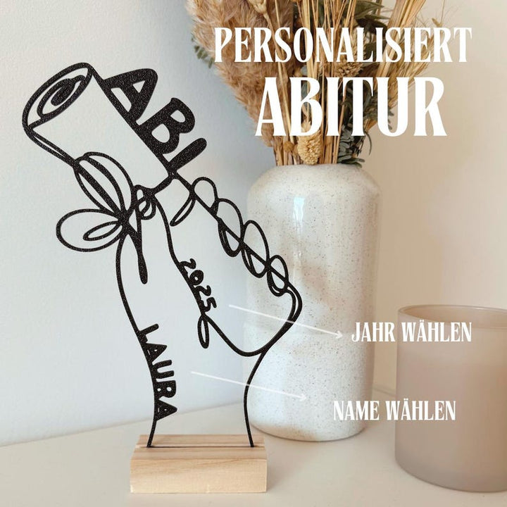 Personalized graduate stand Abitur Abi gift for graduation