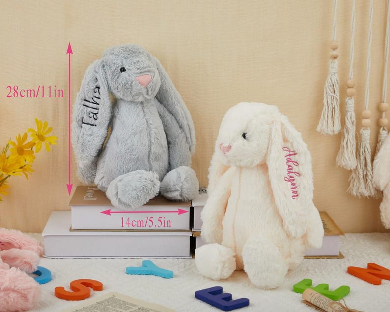 Personalized Embroidered Bunny Rabbit