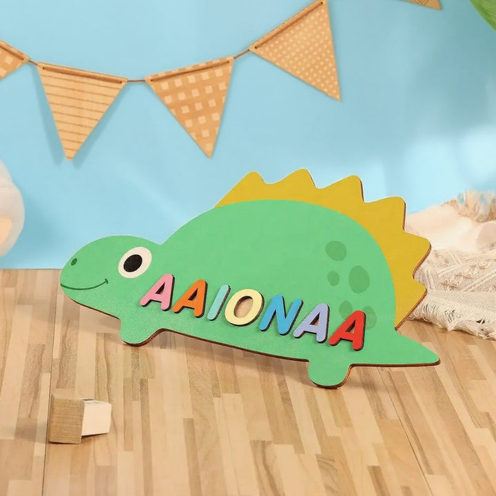 Personalized Baby Name Puzzle Toy – Custom Wooden Name Learning Toy