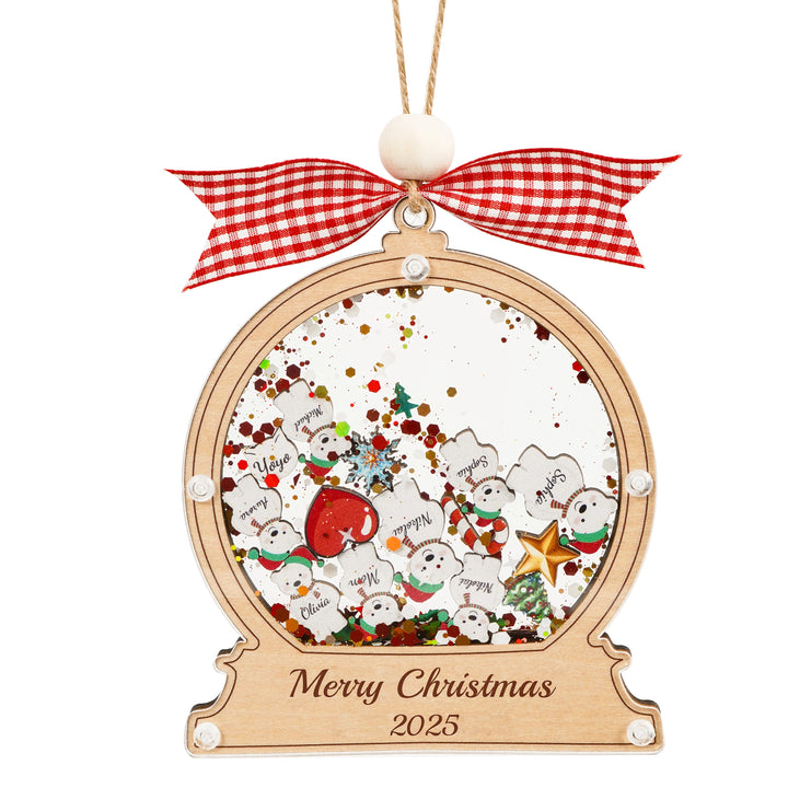 Personalized Family Christmas Ornament 2025