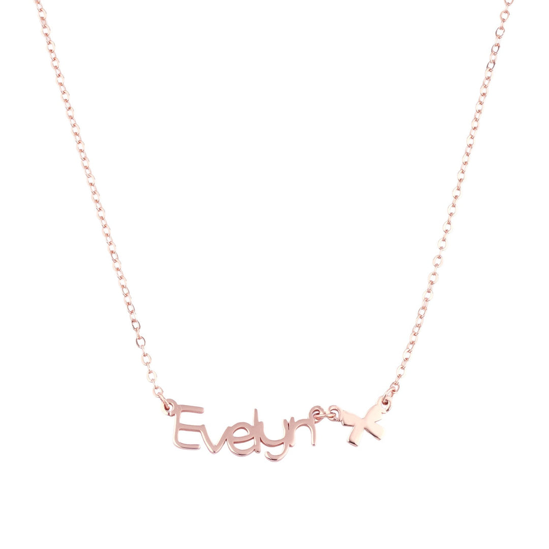 Personalized Kids Name Necklace with Cute Element