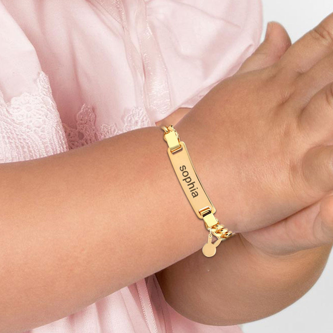 Personalized Baby Name Bracelet with Cute Charm