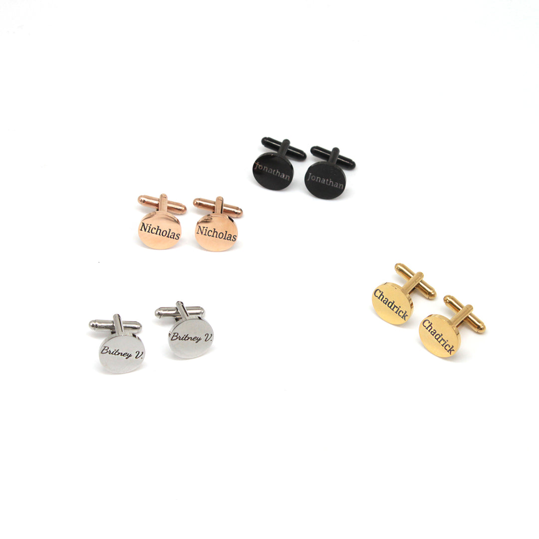 Personalized Father Cufflinks Groom Wedding Cufflinks