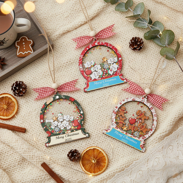 Personalized Family Christmas Ornament 2025