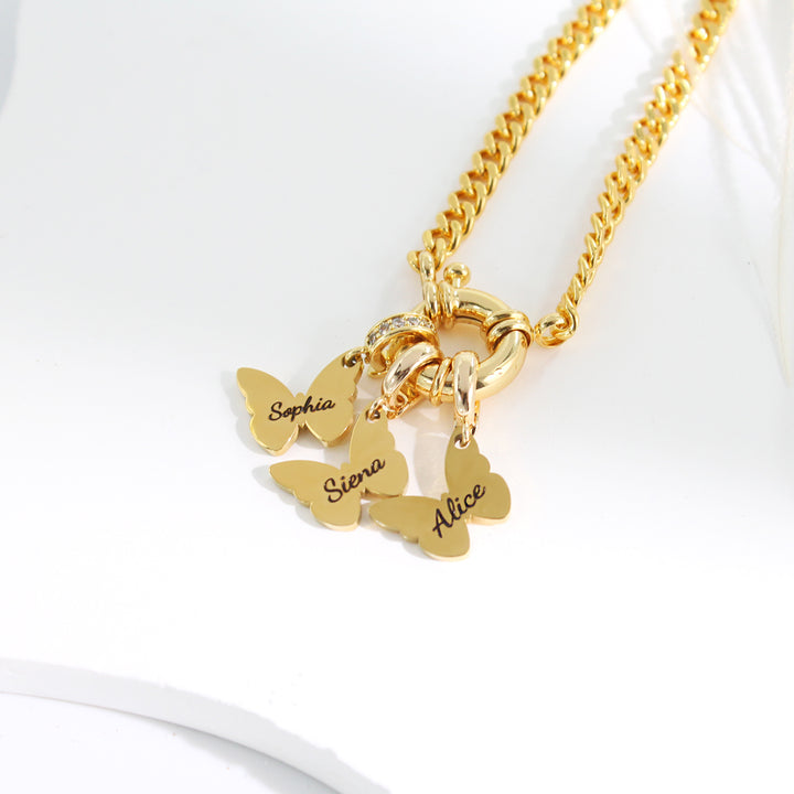 Personalized engraved name necklace, multiple DIY pendants available