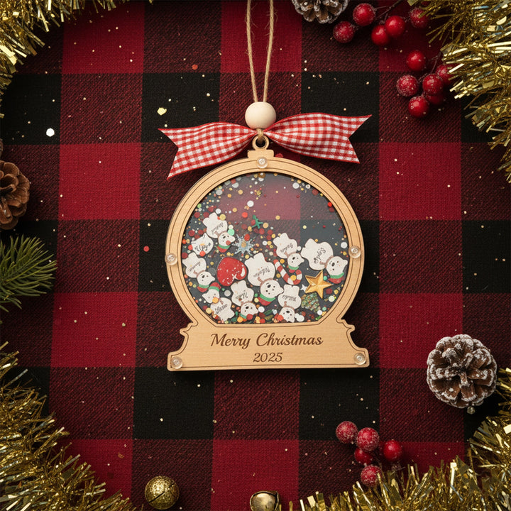 Personalized Family Christmas Ornament 2025