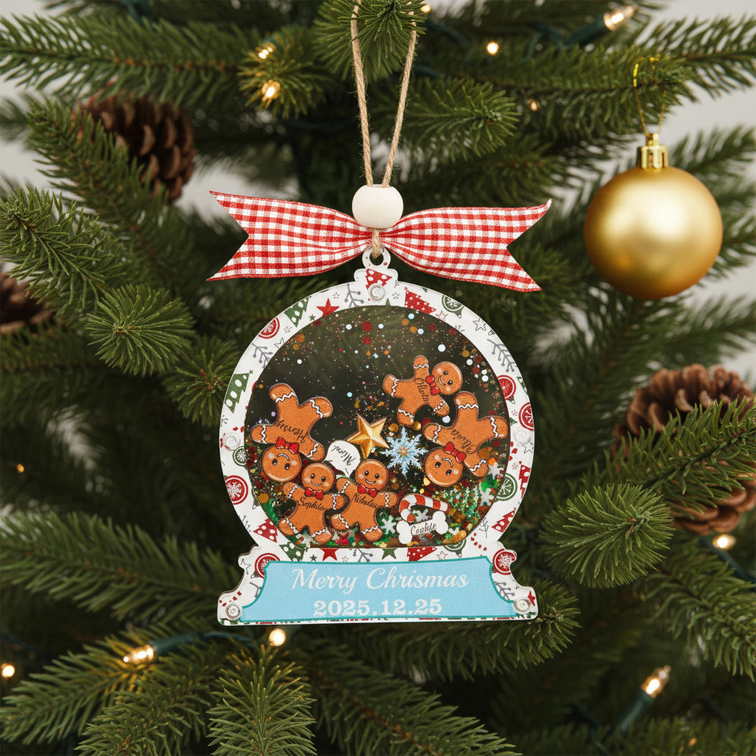 Personalized Family Christmas Ornament 2025