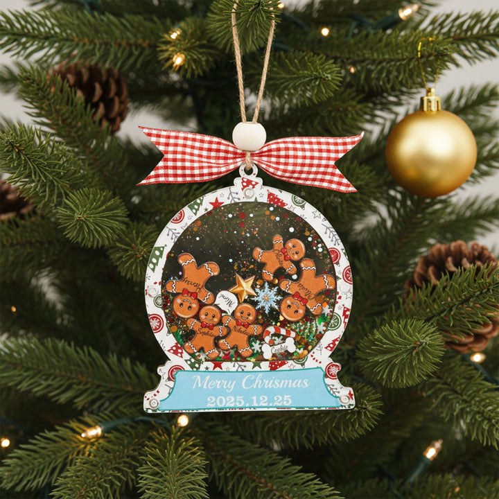 Personalized Family Christmas Ornament 2025