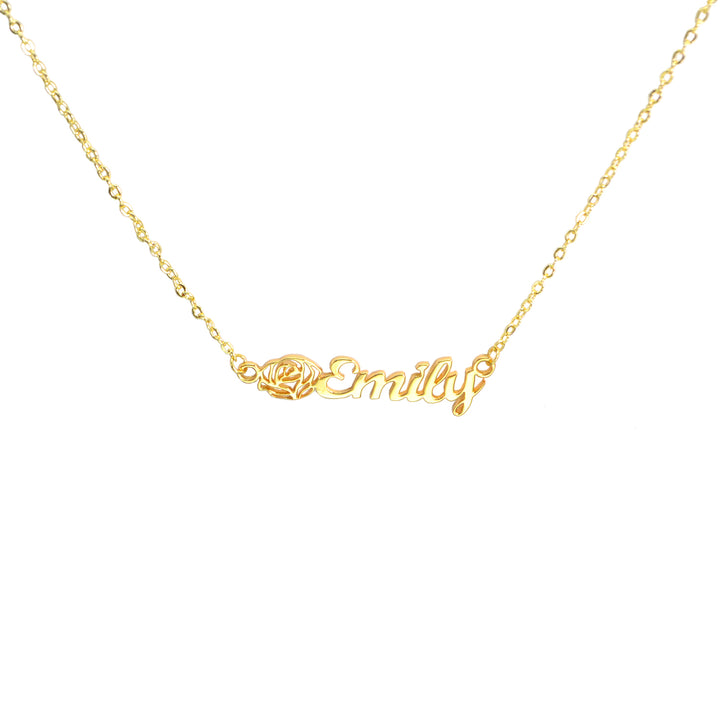 Personalized name necklace for women