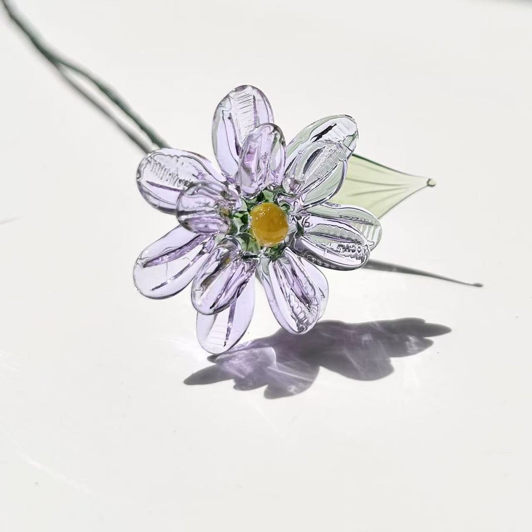 Birthday flower glass flower（Adjustable length）