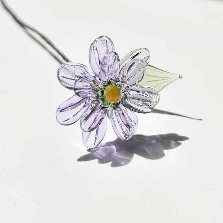 Birthday flower glass flower（Adjustable length）