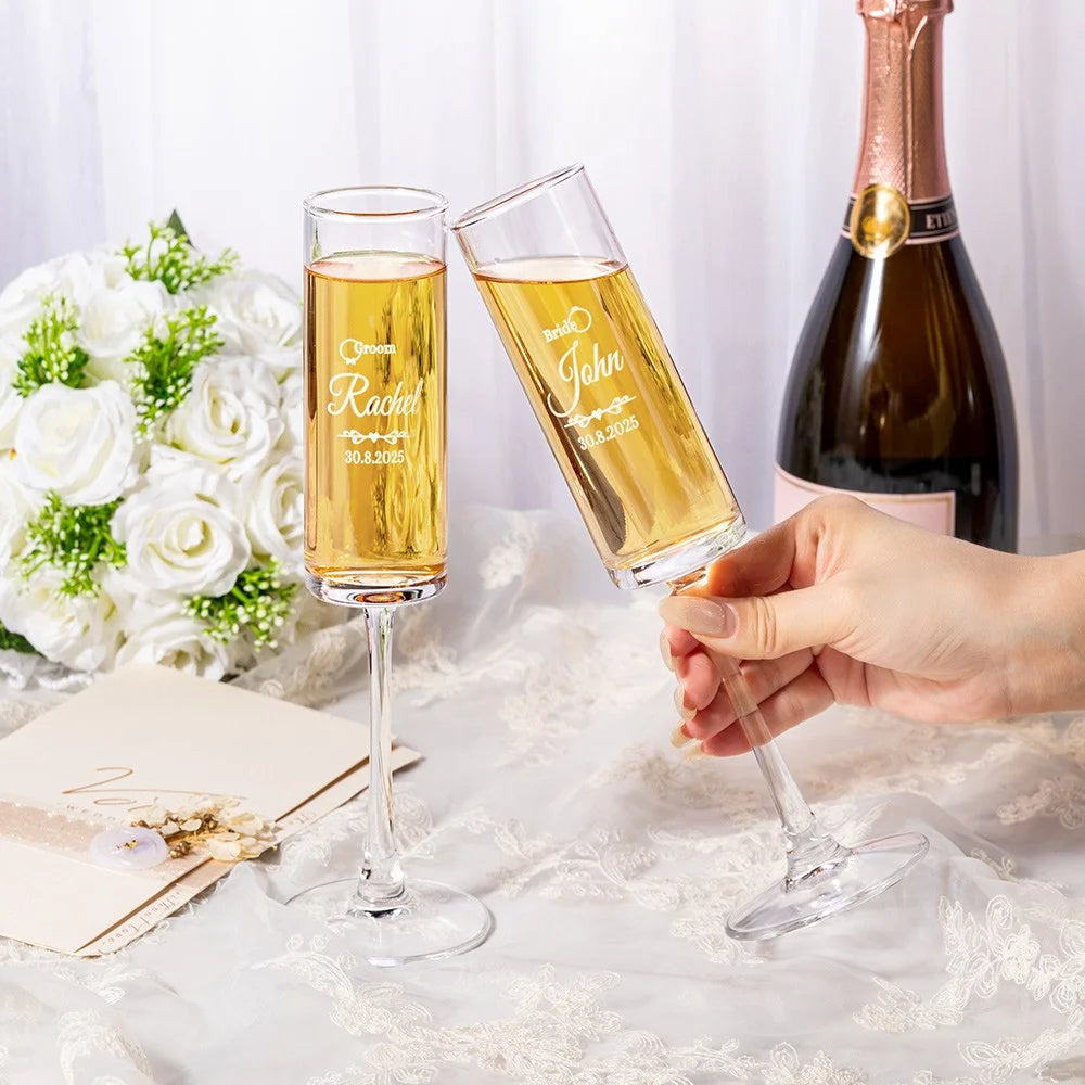 personalized Mr. and Mrs. Drinkware Set