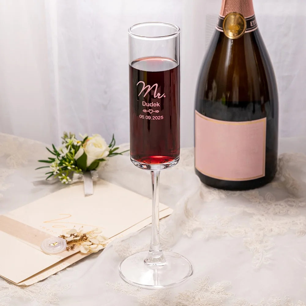 personalized Mr. and Mrs. Drinkware Set