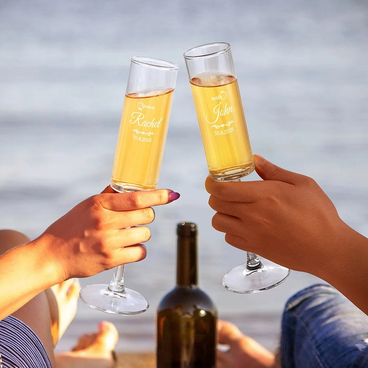personalized Mr. and Mrs. Drinkware Set