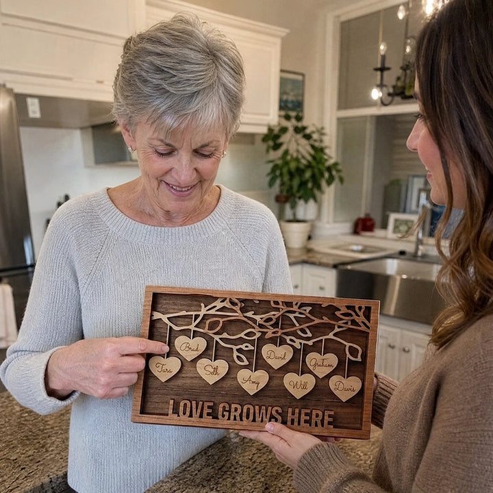 Personalized Family Tree Frame ❤️ A Keepsake Gift Filled With The Names She Loves
